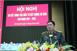 Quân khu sơ kết công tác đầu tư xây dựng cơ bản giai đoạn 2021-2023